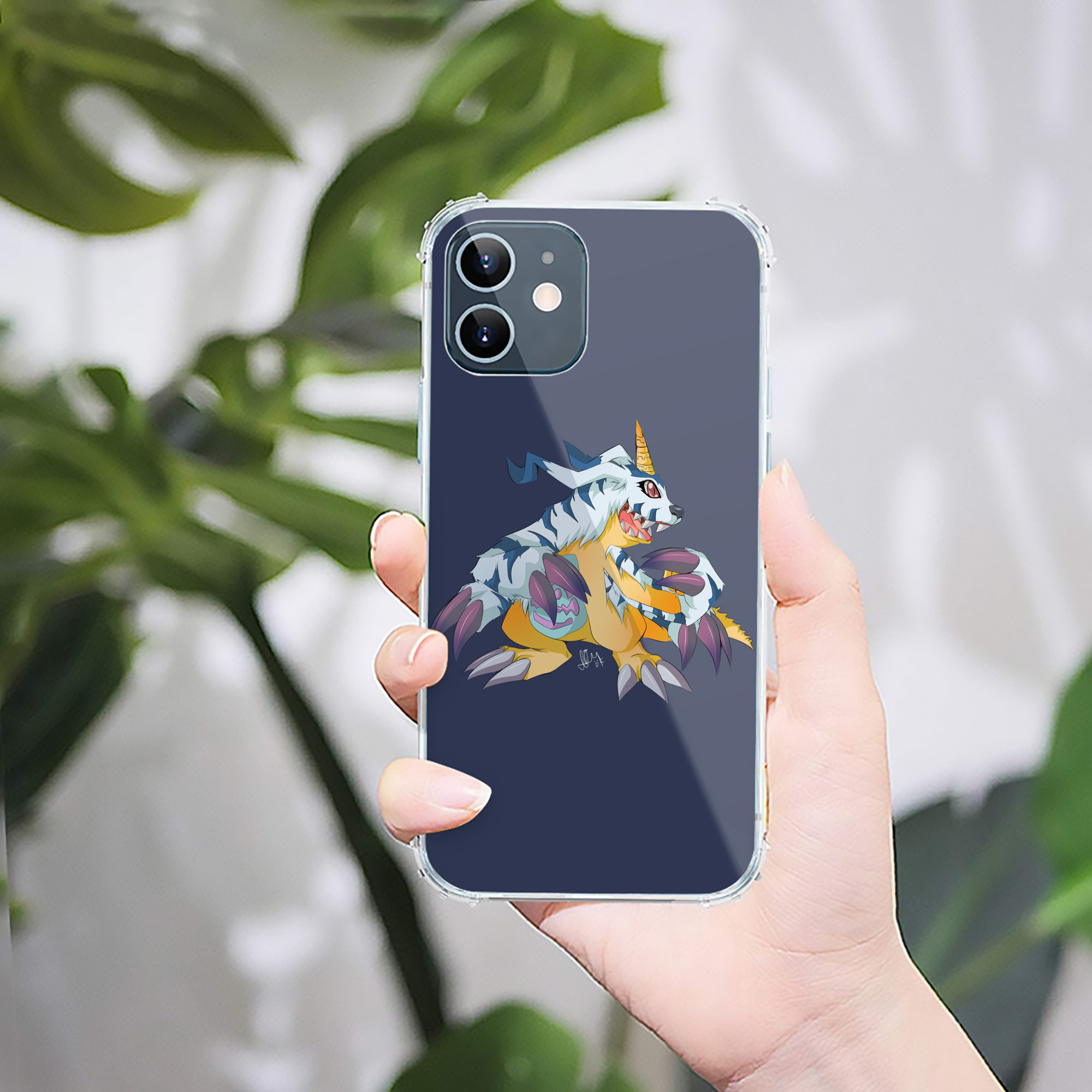 （画像用） Digimon デジタルモンスター/デジモン 【iPhone 12シリーズ対応】透明スマホケース（クリアソフトケース）